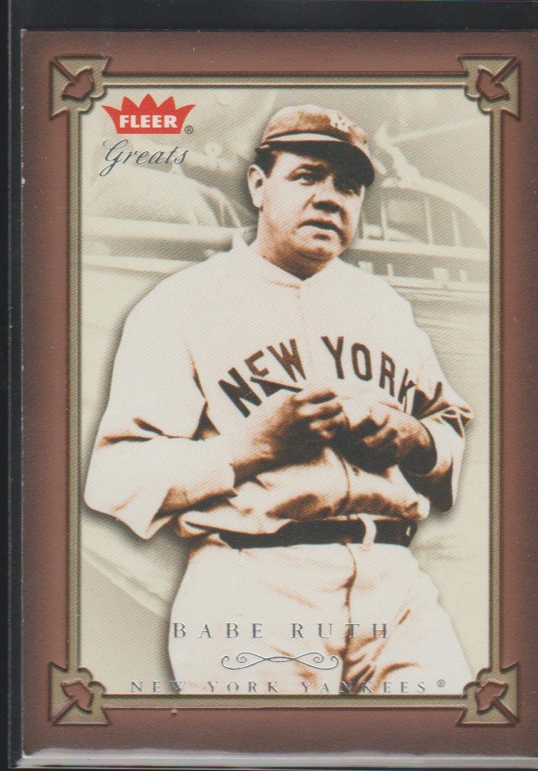 Amazon.com: 2004 Fleer Babe Ruth Yankees Baseball Card #6